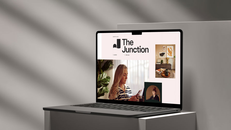 Native Residential new website on laptop homepage.